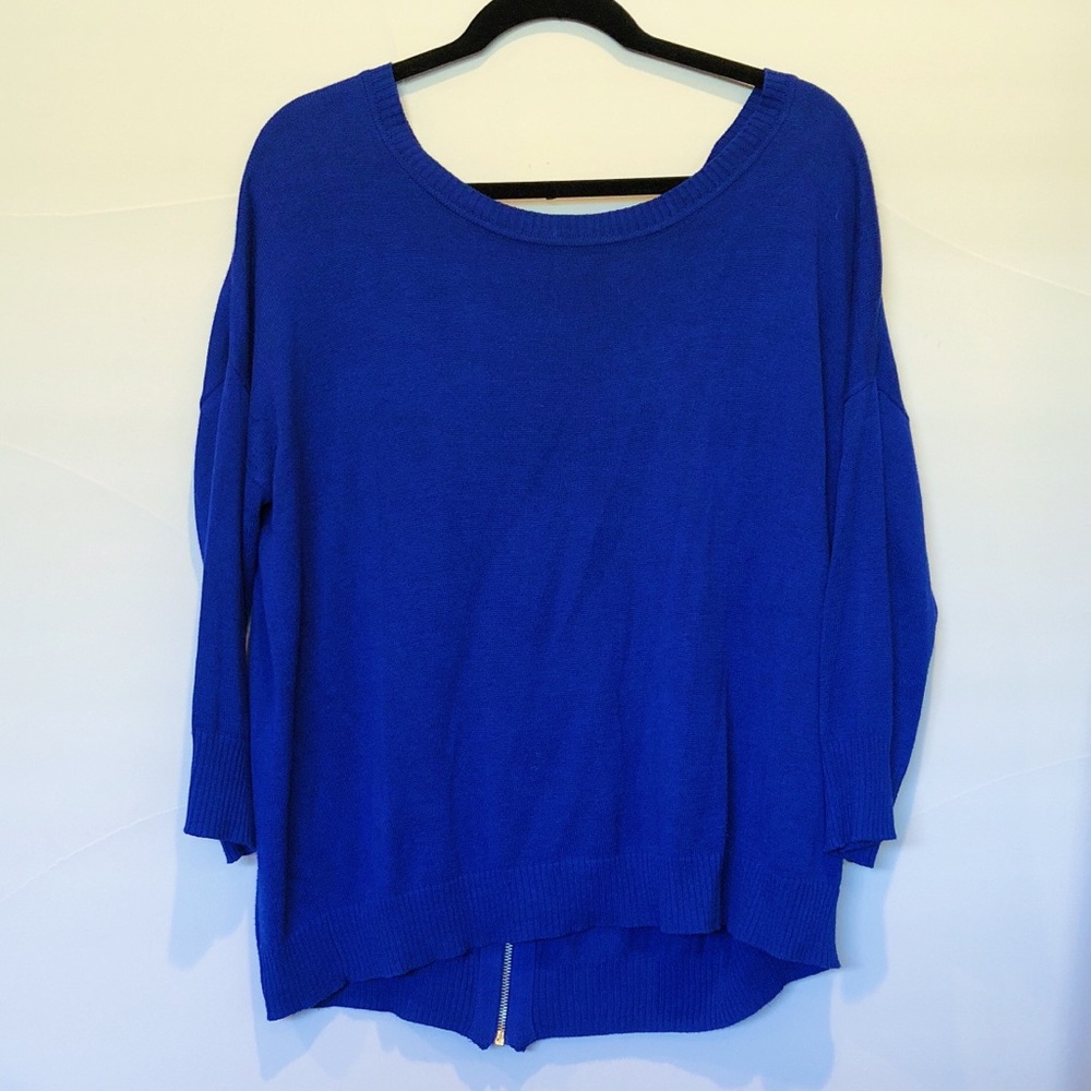 Royal blue sweater